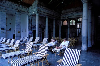 France, Hautes-Pyrénées (65), les thermes à Luz-Saint-Sauveur
