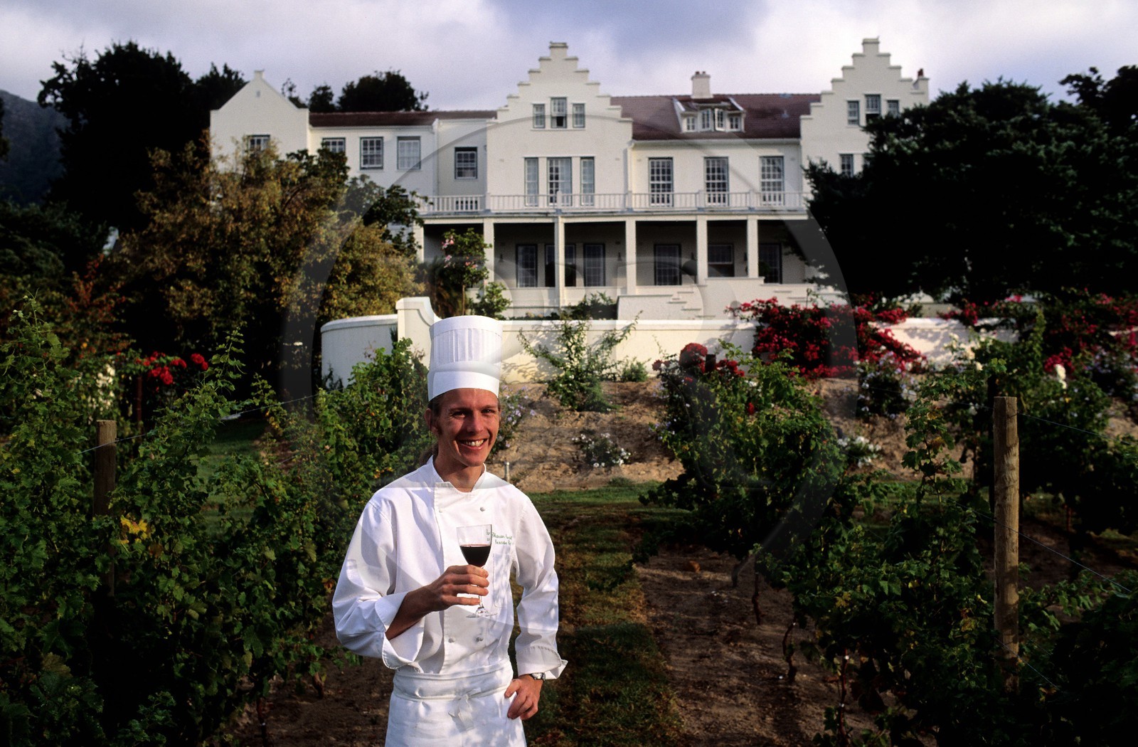 Afrique du Sud, péninsule du Cap, le chef du ìCellars Hohenortî hôtel cinq étoiles à Constantia