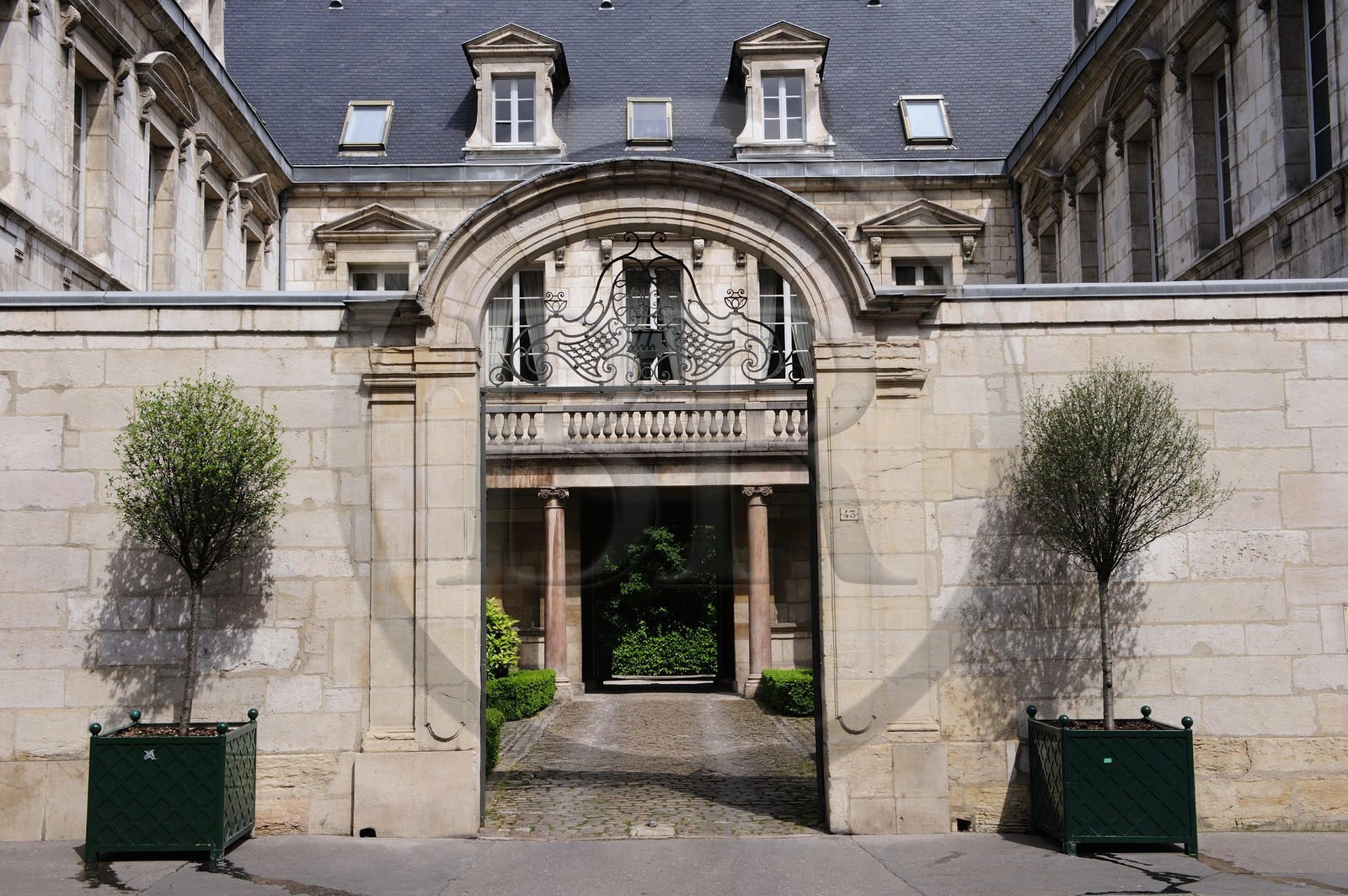 France, Côte d'Or (21), Dijon, l'Hôtel particulier des Barres 43 rue Chabot-Charny