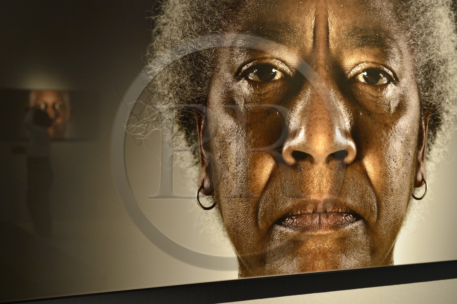 South Africa, Gauteng Province, Johannesburg, Parkwood, Goodman Gallery, exhibition Faces of War by artist Gabrielle Goliath