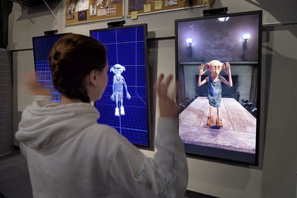 Royaume-Uni, Hertfordshire, Leavesden, Leavesden Film Studios, Harry Potter Studio Tour London, les coulisses du tournage des 8 films de Harry Potter, Dobby en numérique