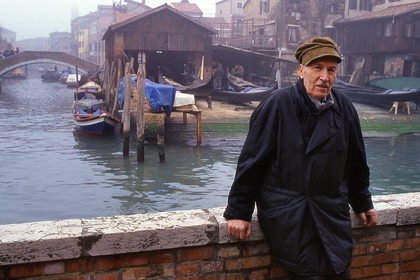 Italy, Veneto, Venice, the painter Zoran Music