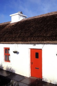 Republic of Ireland, Clare county, traditional house near Roadford