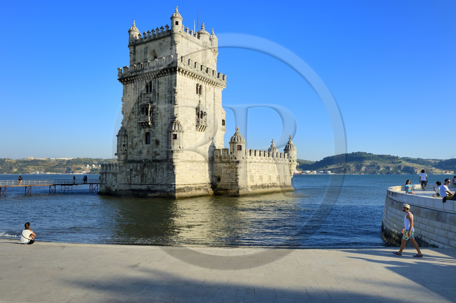 Portugal, Lisbon, Belem, Belem Tower (Torre de Belem), listed as World Heritage by UNESCO