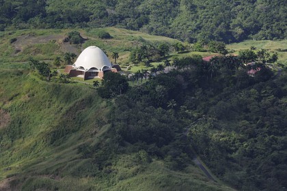 Panama, Panama City, Bahai Temple (vue aérienne)