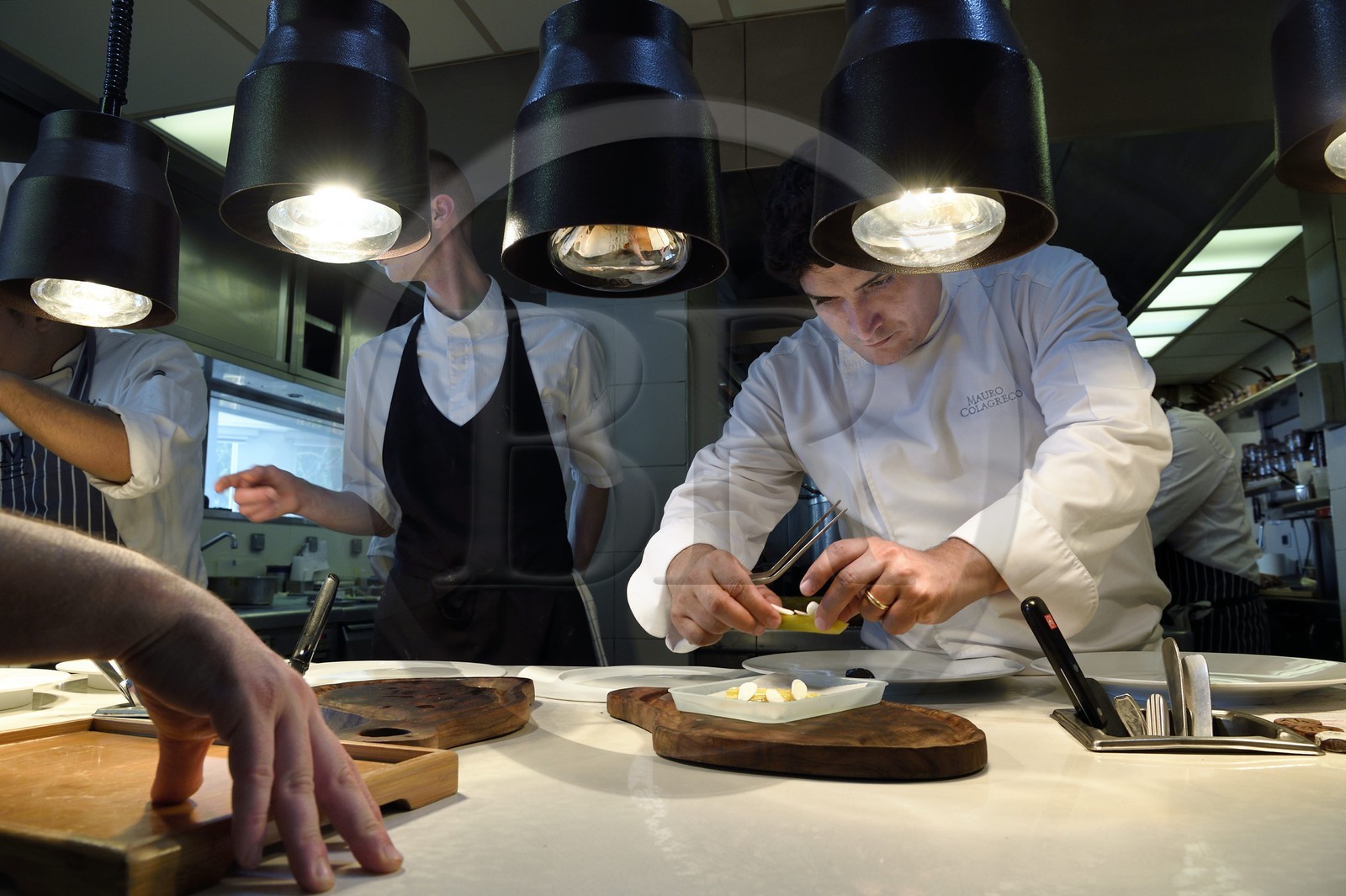 France, Alpes-Maritimes, Menton, Restaurant Le Mirazur, the two-star Michelin Chef Mauro Colagreco