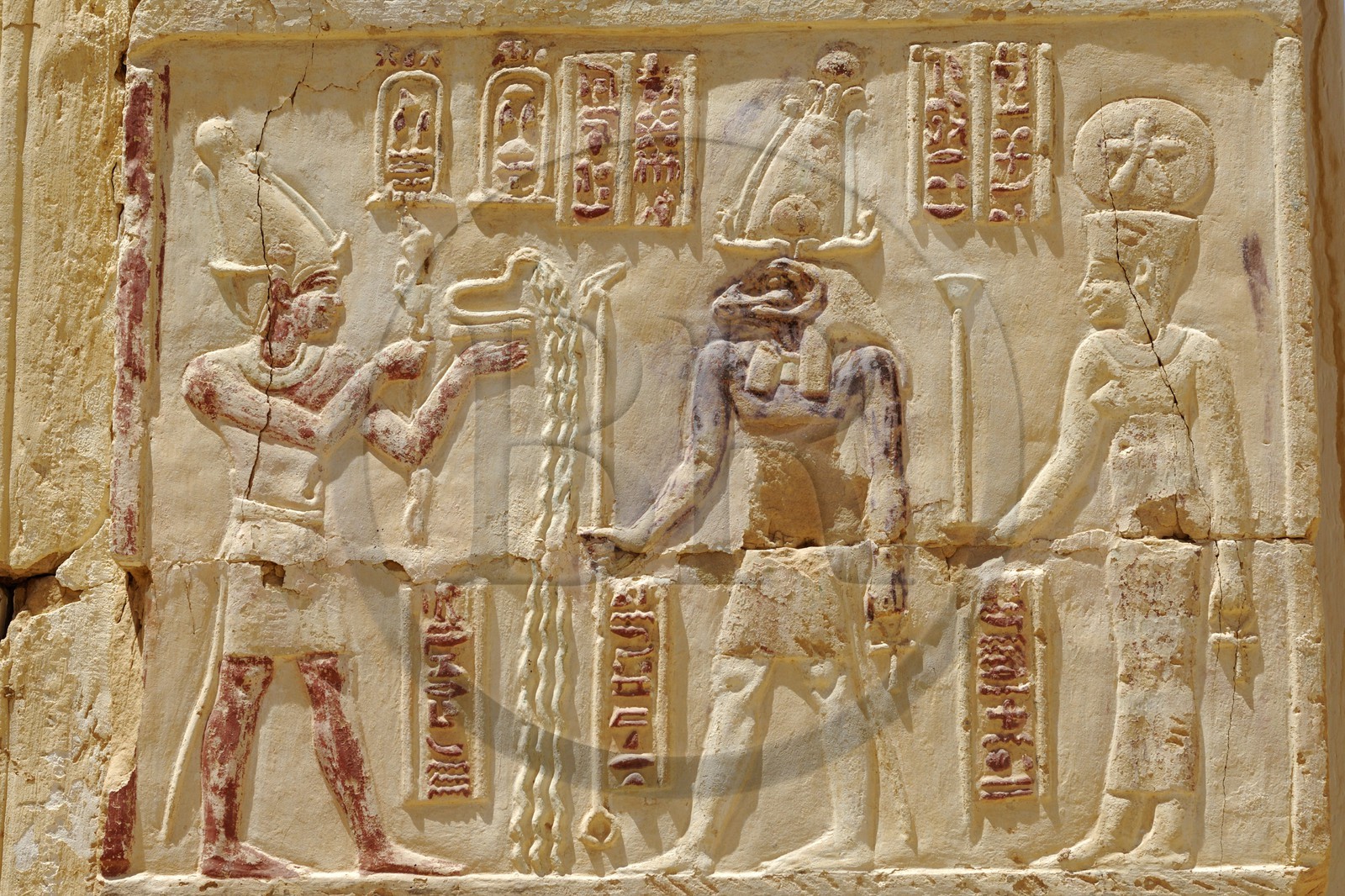 Egypt, Libyan Desert, Dakhla Oasis, Deir Al-Hagar temple