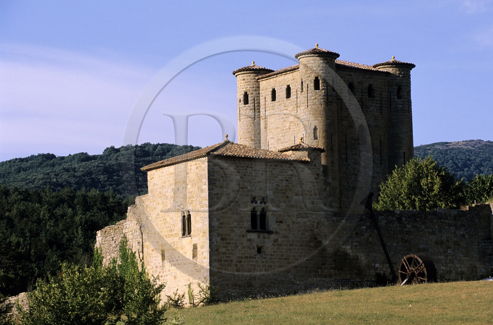 France, Aude (11), Donjon d'Arques (13 14ème siècle) dans le Razès cathare