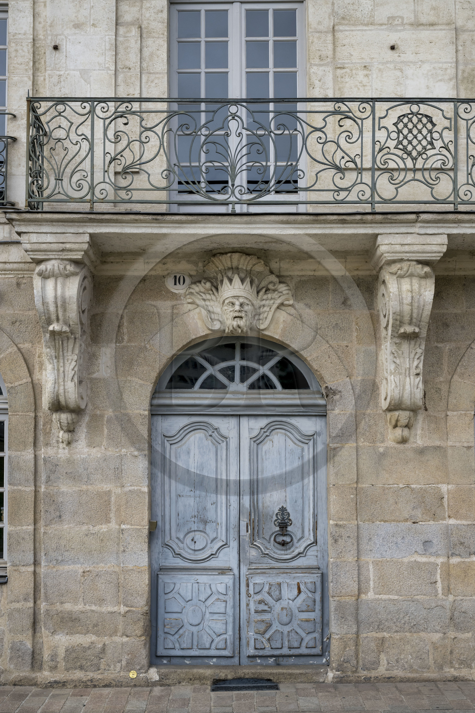 France, Loire Atlantique, Nantes, shipowner's house on 10 Quai Turenne on the former Ile Feydeau