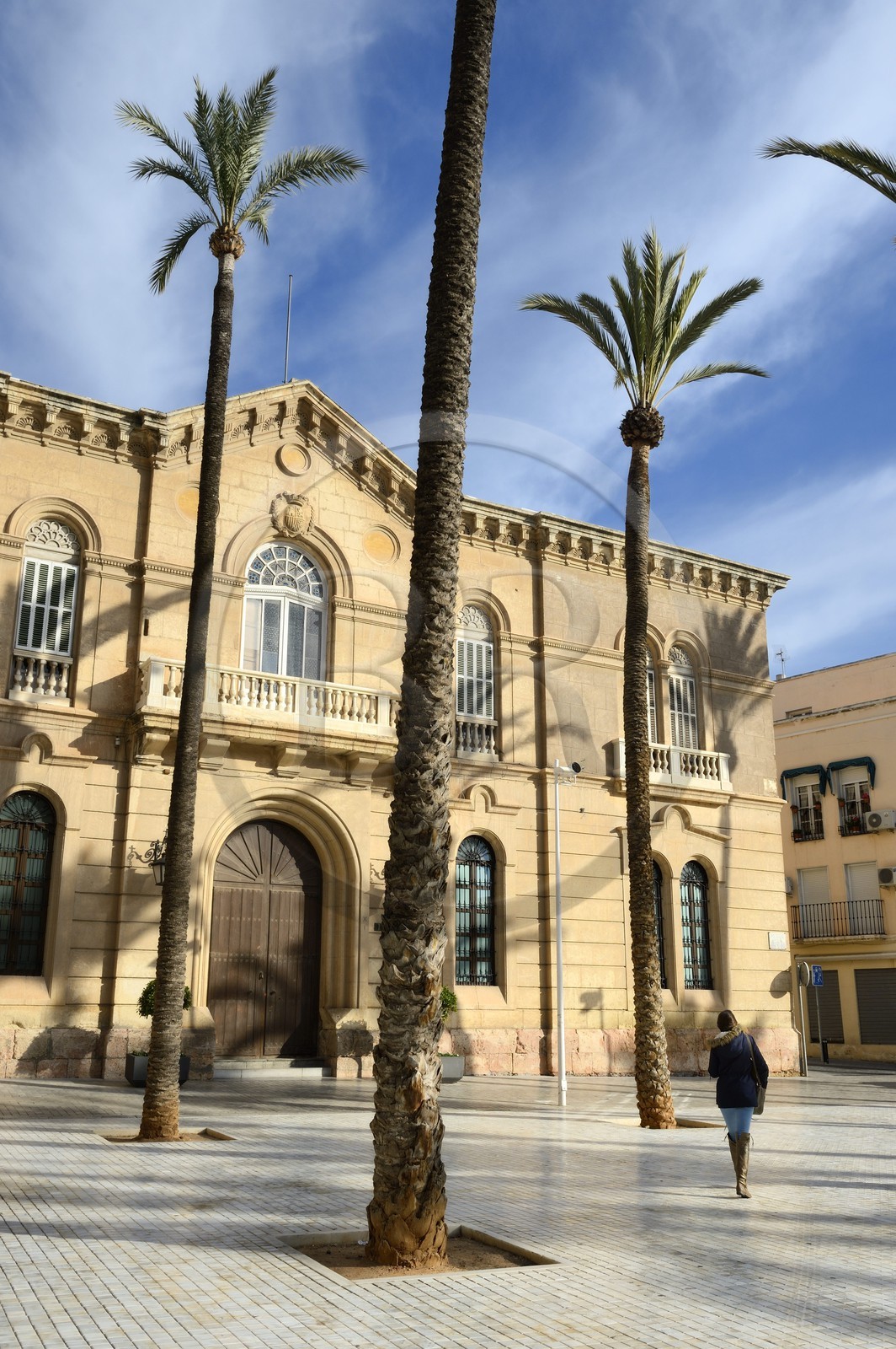 Espagne, Andalousie, Almeria, place de la cathédrale