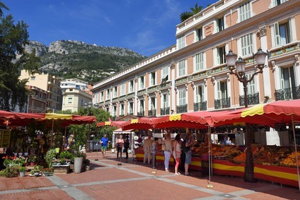 Principauté de Monaco, Monaco, place d'Armes, Marché de la Condamine