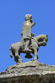 France, Finistère (29), Pleyben, le calvaire dans l'enclos paroissial