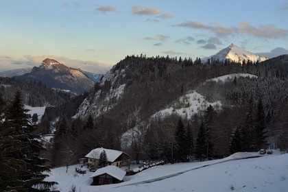 France, Haute-Savoie (74), Arâches-la-Frasse, station de ski Les Carroz d'Arâches