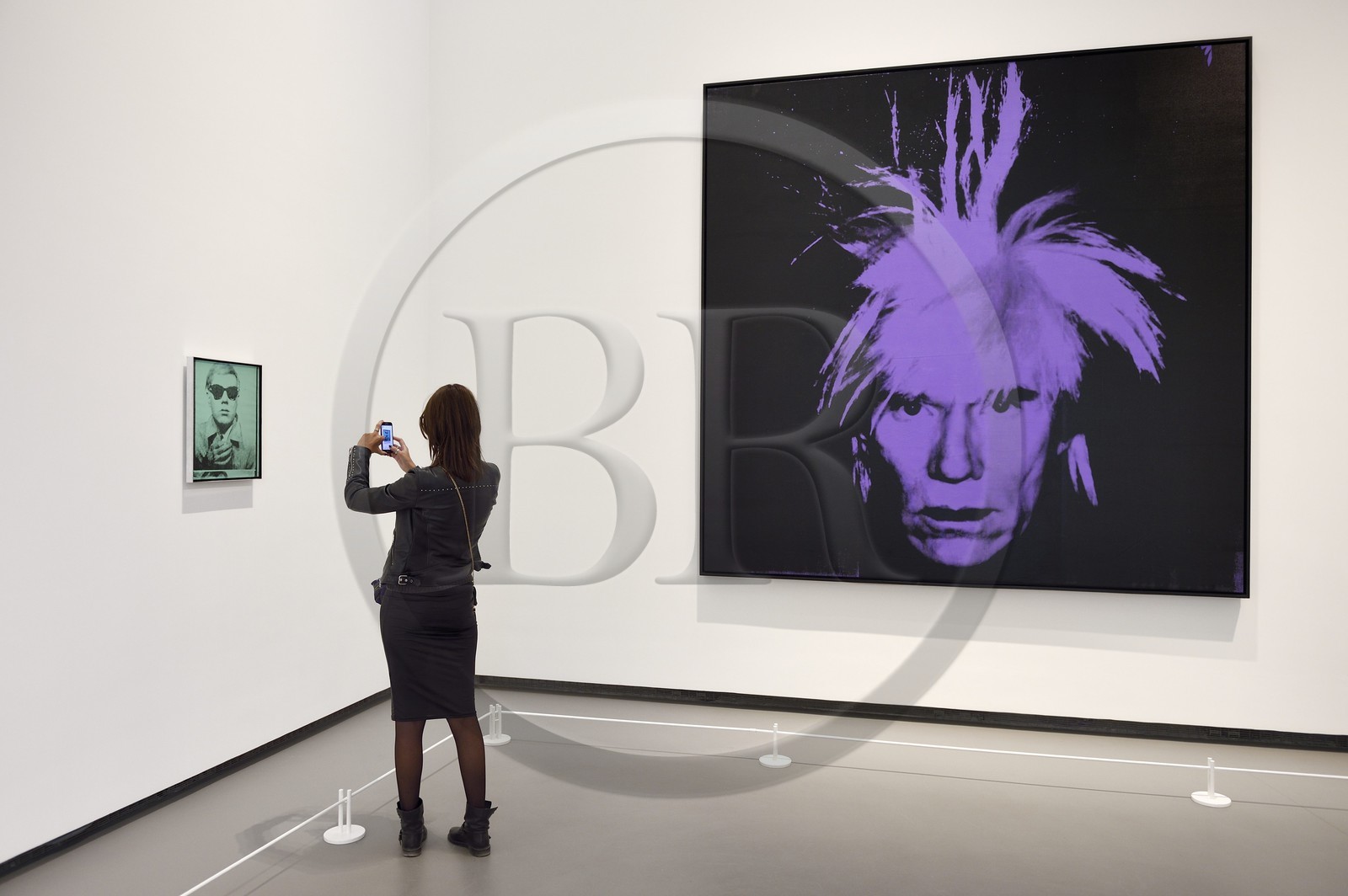 France, Paris (75), la Fondation Louis Vuitton de l'architecte Frank Gehry, salle Andy Warhol (Demande d'autorisation nécessaire avant publication)