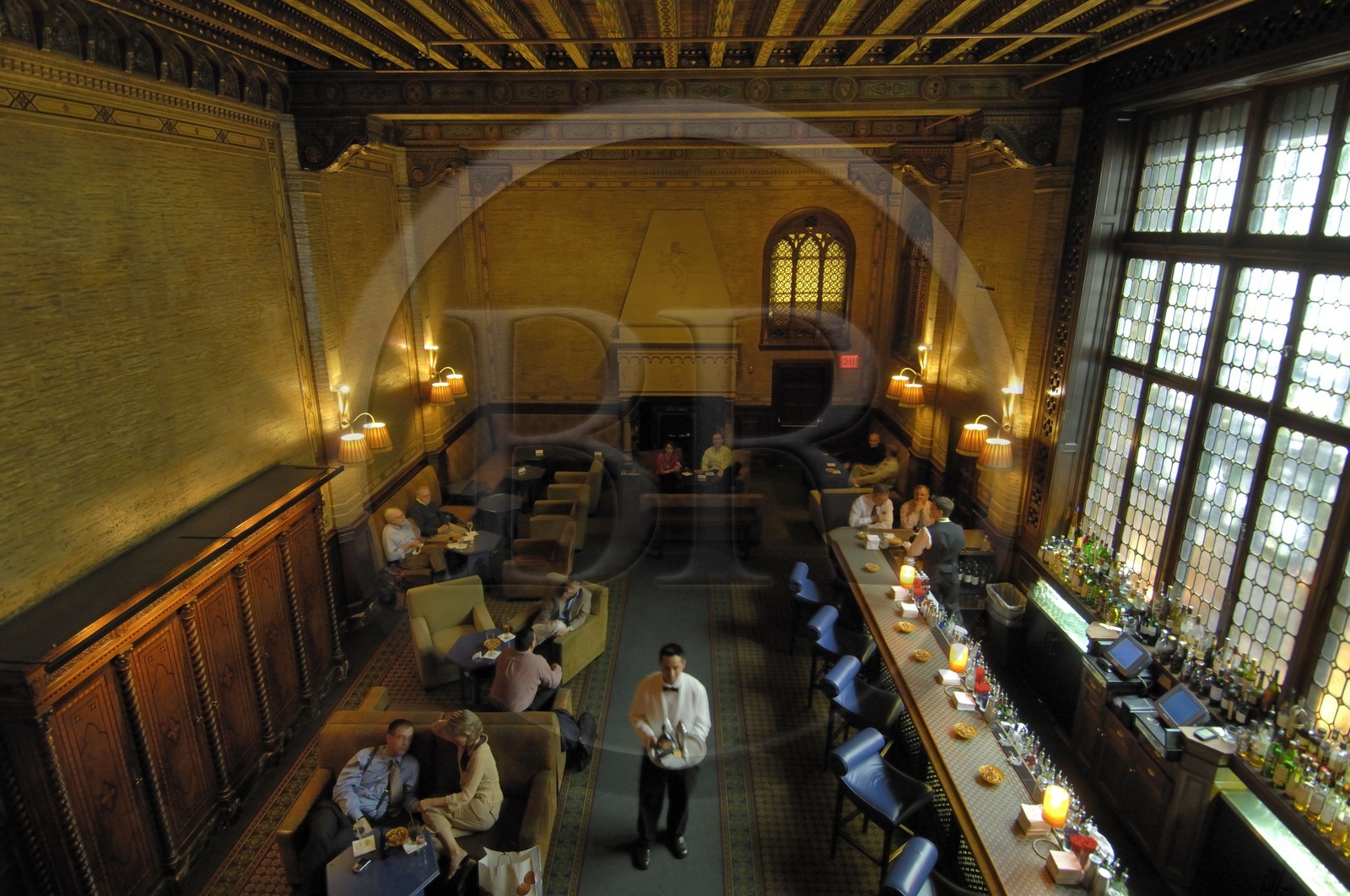 Etats-Unis, New York, Manhattan, le bar Campbell Apartment de Grand Central Station