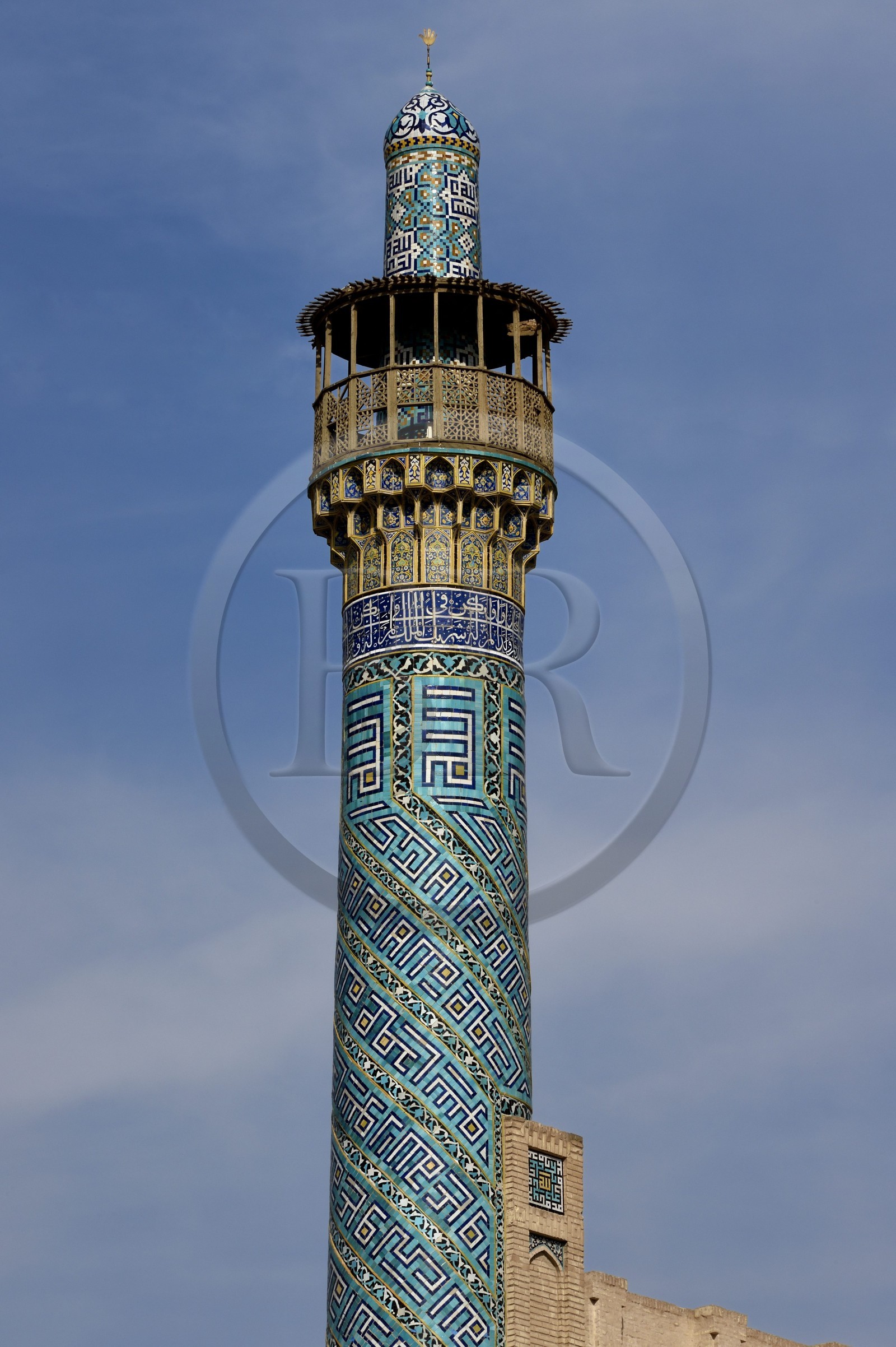 Iran, province d'Ispahan, Ispahan, la mosquée de l'Imam ou mosquée du Chah (Shah)