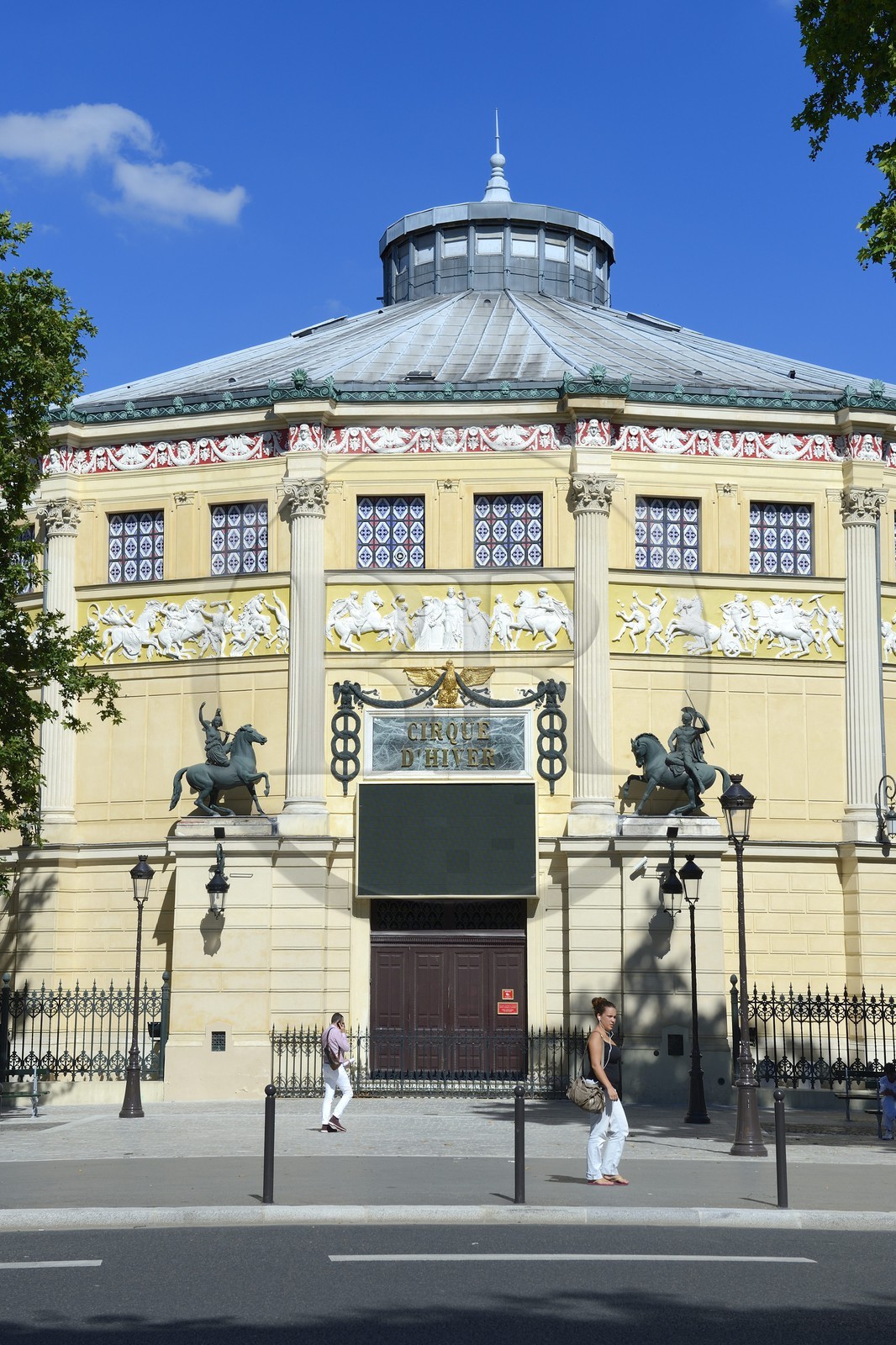 France, Paris (75), boulevard des Filles du Calvaire, le Cirque d'Hiver