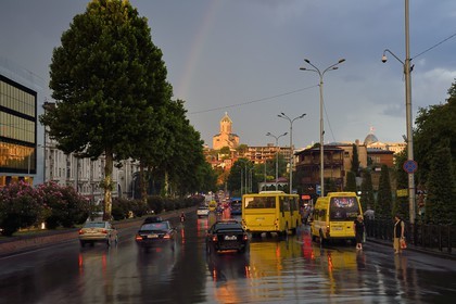 Géorgie, Tbilissi, cathédrale de la Trinité de Tbilissi