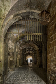 France, Moselle, Parc regional des Vosges du nord (Northern Vosges Regional Natural Park), Bitche, the citadel fortified by Vauban