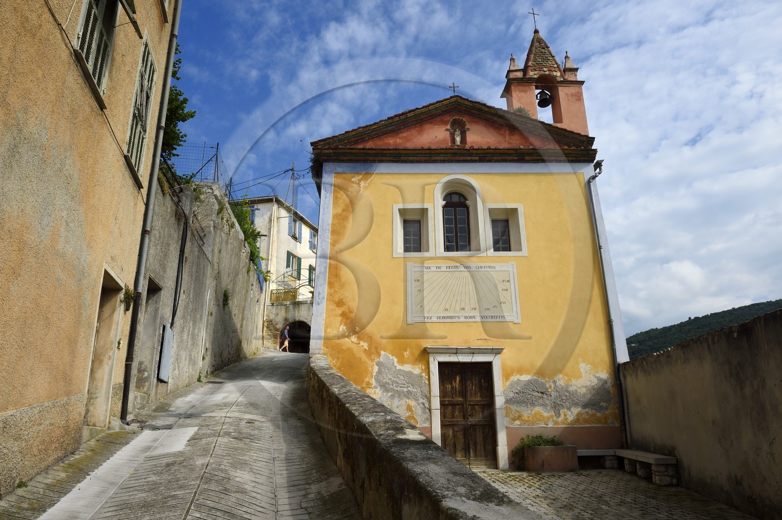 France, Alpes-Maritimes (06), Contes, la chapelle Saint-Joseph