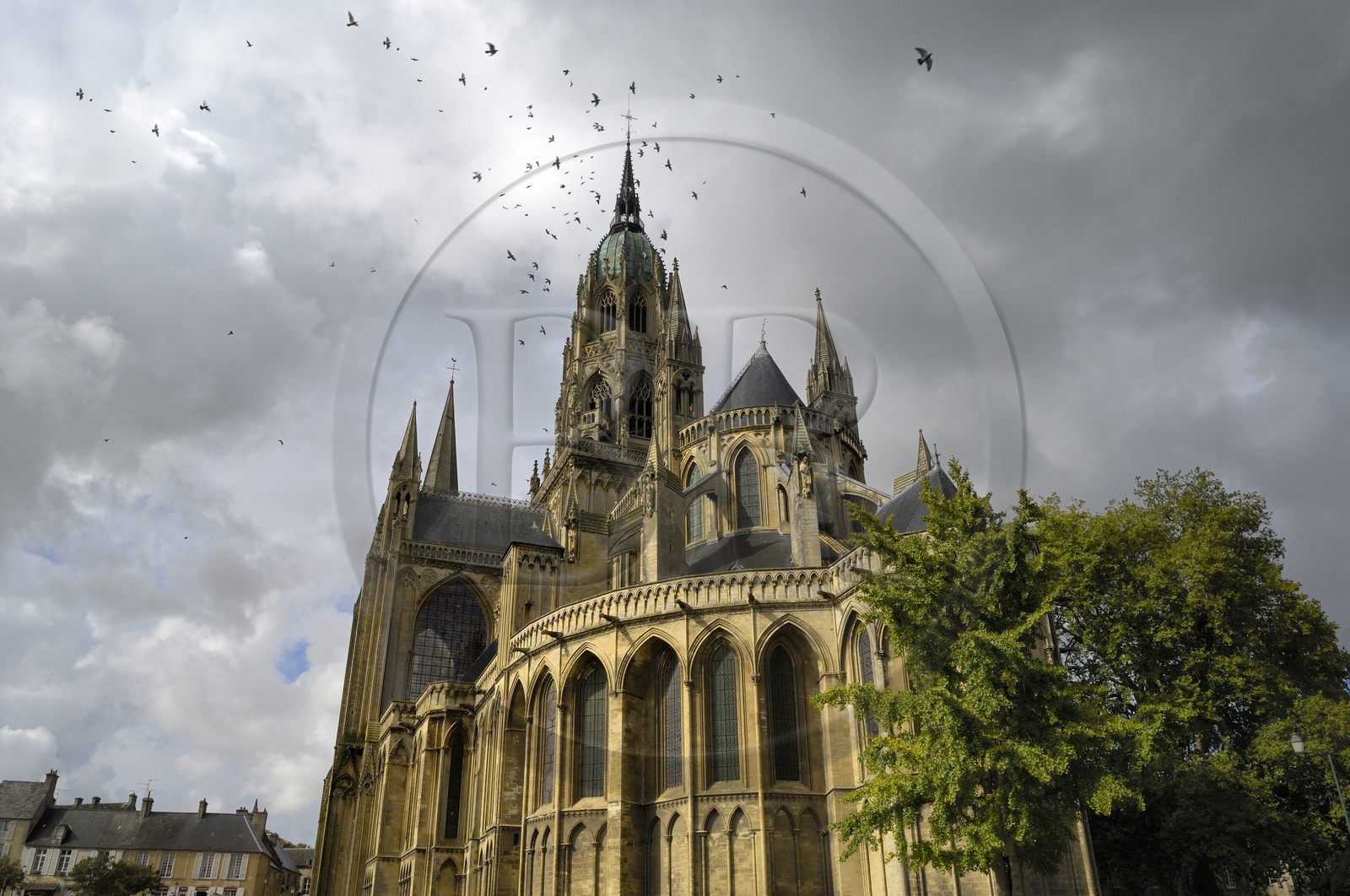 France, Calvados (14), Bayeux, la cathédrale Notre-Dame