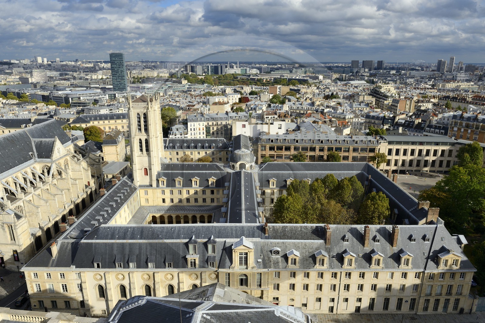 France, Paris (75), Quartier Latin, Tour Clovis du lycée Henri IV