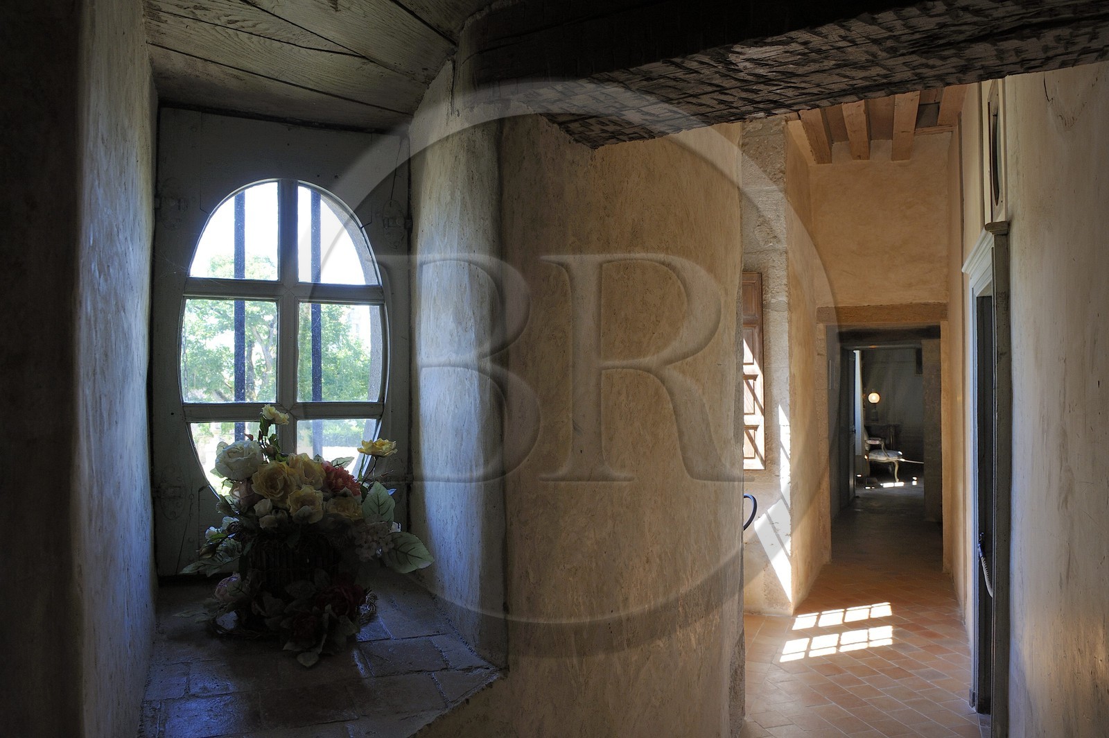 France, Loir-et-Cher (41), château de Talcy, fenetre