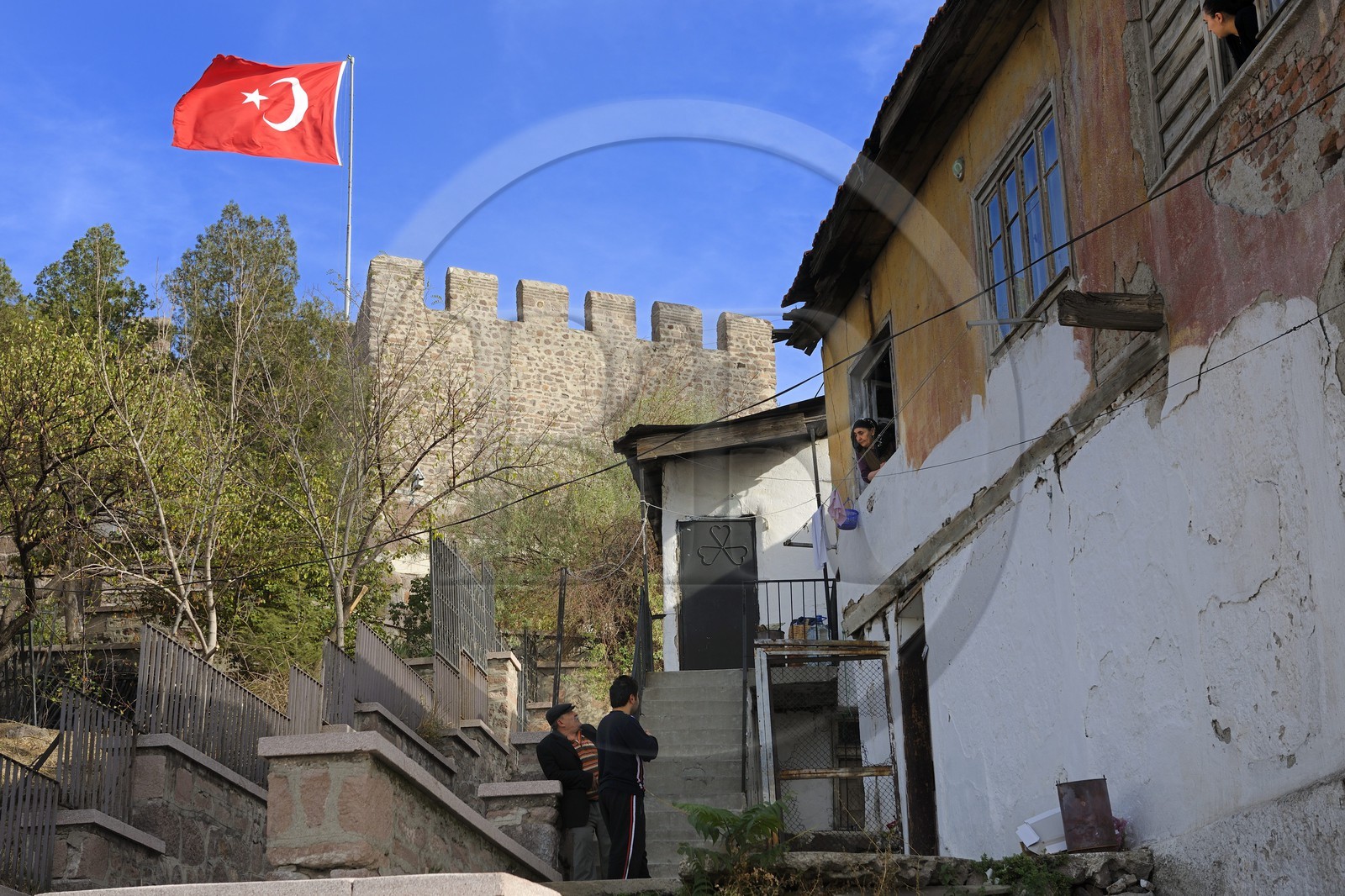 Turkey, Central Anatolia, Ankara, citadel in the old town