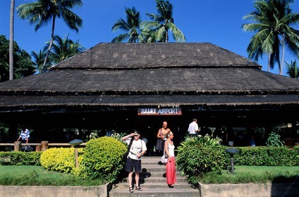 Thaïlande, golfe de Siam, île de Ko Samui, l' aéroport international