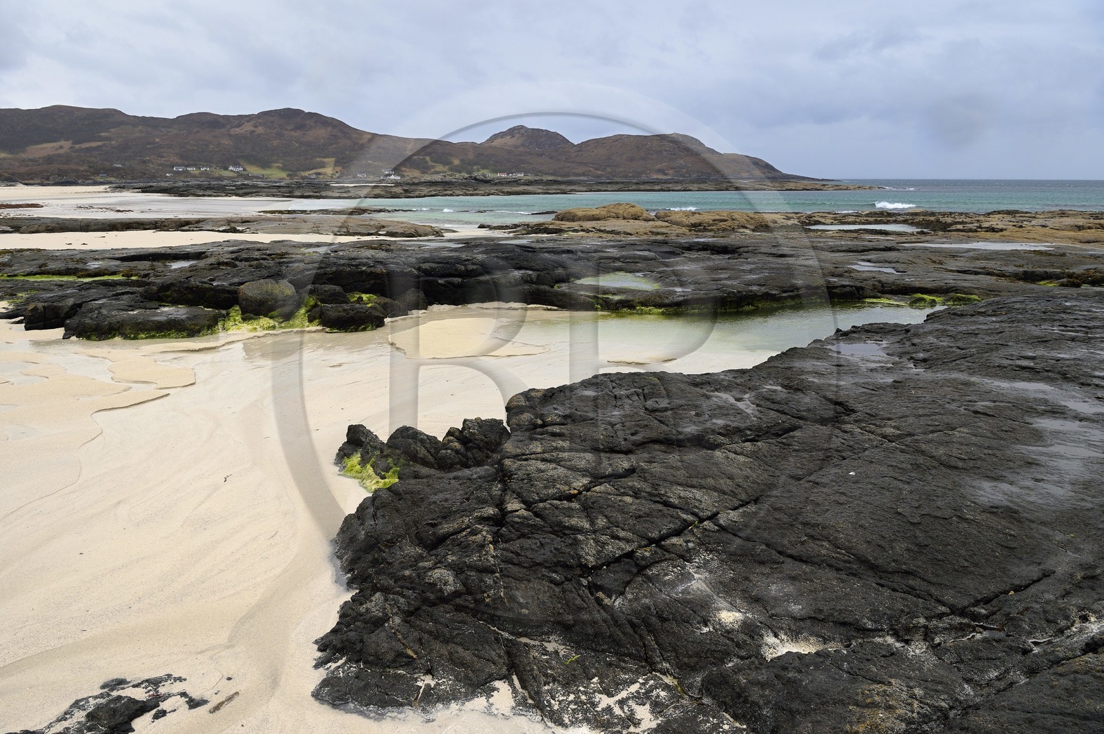 Royaume-Uni, Ecosse, Highland, Lochaber, plage de Sanna à l'extrémité ouest de la péninsule d'Ardnamurchan