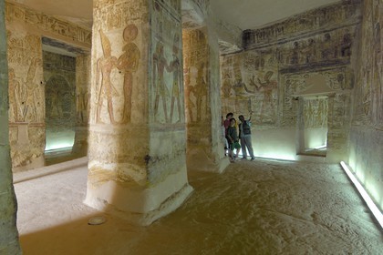 Egypte, Haute Egypte, Nubie, Lac Nasser, site d'Amada, temple de Derr