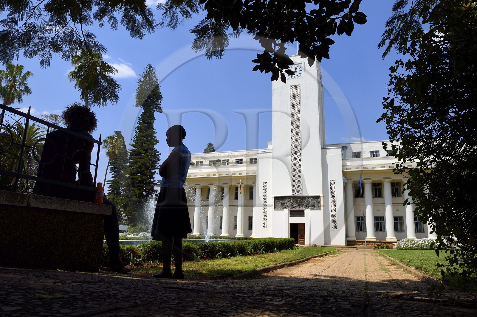 Zimbabwe, Bulawayo, l'hotel de ville