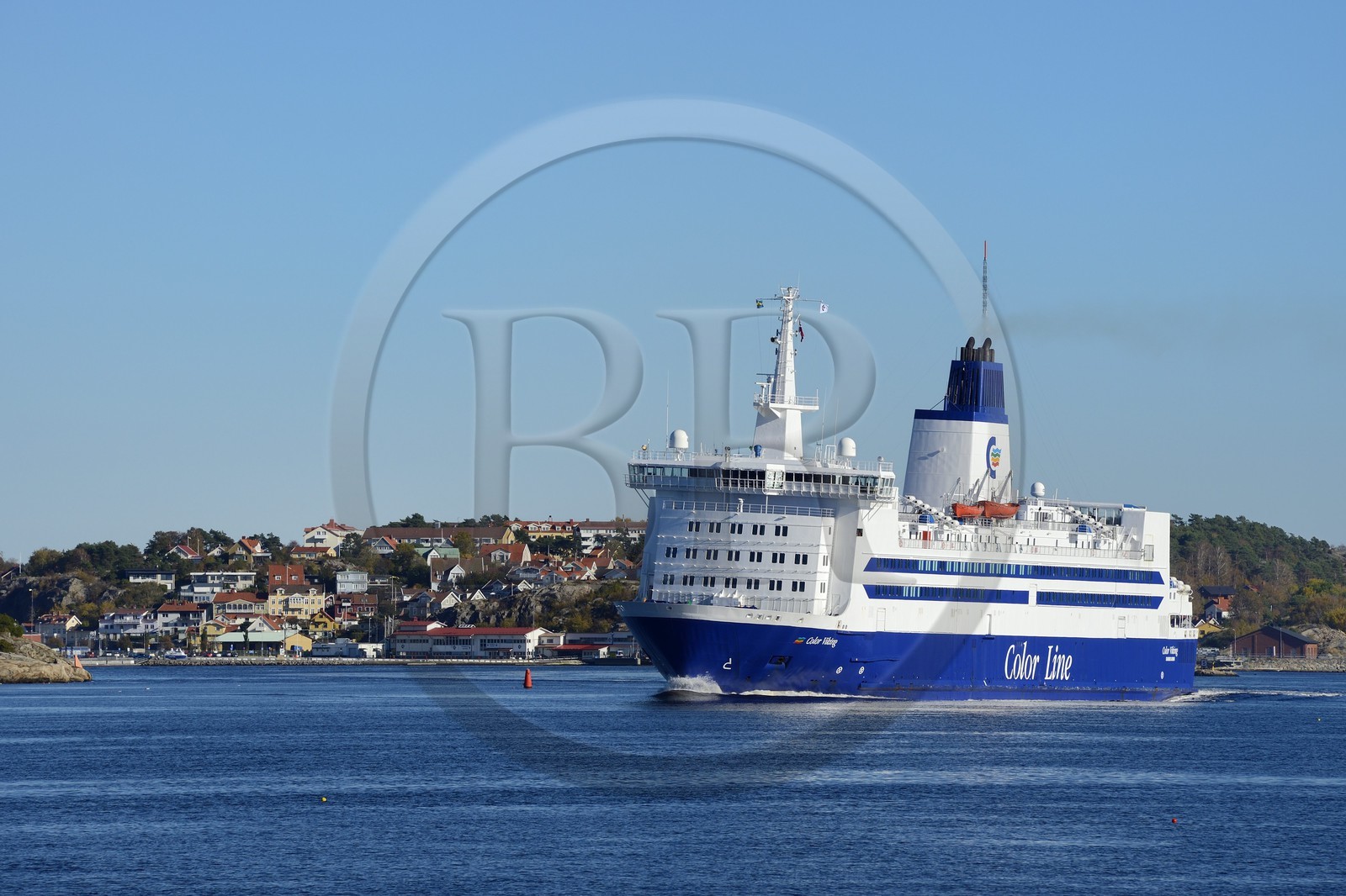Suède, Västra Götaland, Stromstad, ferry de la Color Line