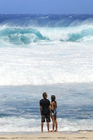 France, île de la Réunion, la côte sud, plage de Grand-Anse