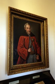 Pologne, région de Lublin, ville Renaissance de Zamosc classé Patrimoine Mondial de l' UNESCO, maison dite à l' Ange construite par de riches commerçants arméniens sur la place du marché, musée de la ville