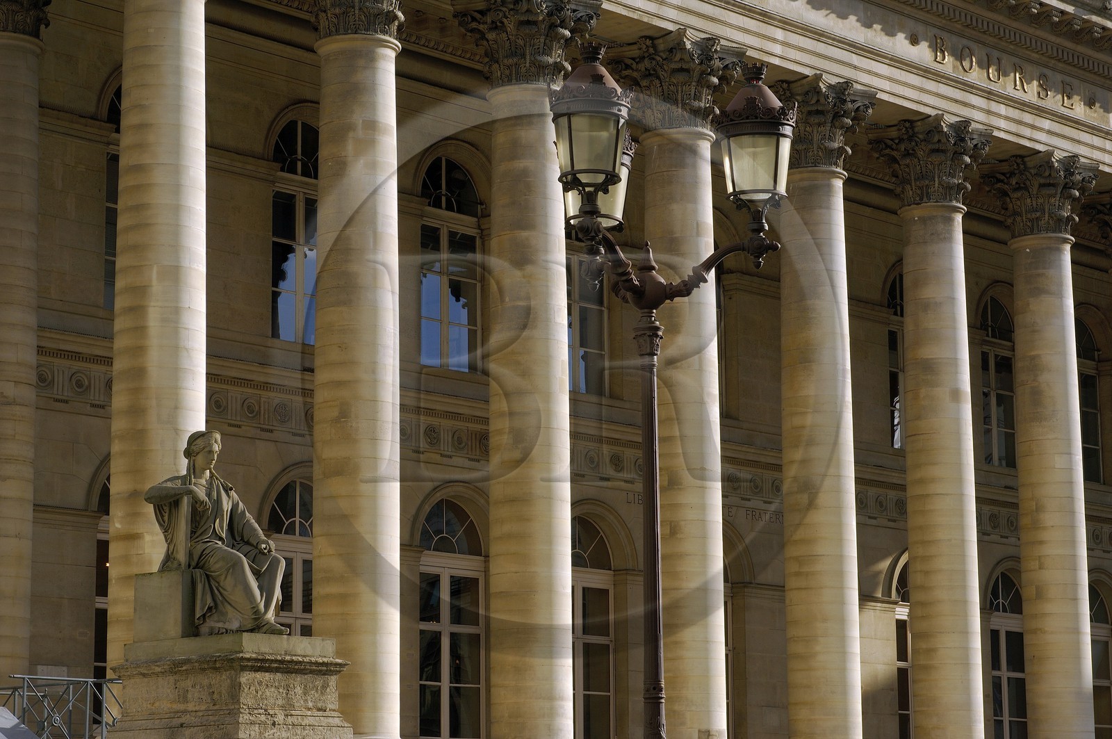 France, Paris (75), le Palais de la Bourse (Palais Brongniart)