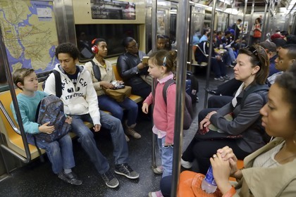 Etats-Unis, New York, Manhattan, le metro