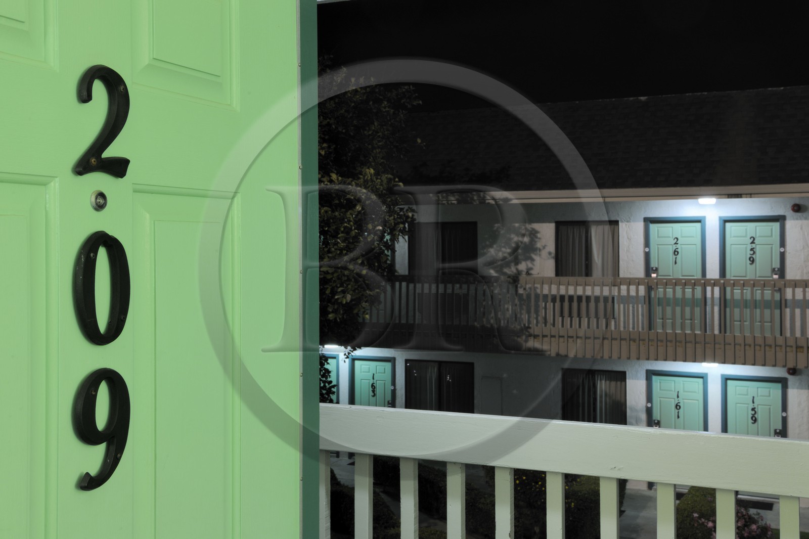 Etats-Unis, Californie, Monterey, chambre du Motel M6 du groupe Accor