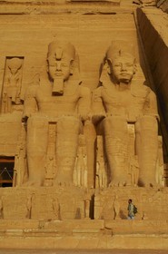 Egypte, Haute Egypte, Nubie, Abou Simbel, site classé Patrimoine Mondial de l'UNESCO, temple de Ramsès II