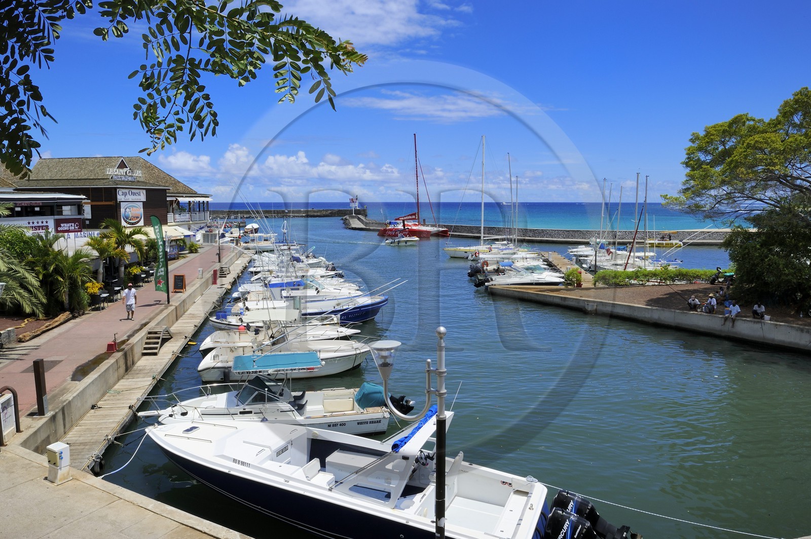 France, Reunion island (French overseas department), West Coast, Saint Gilles les Bains, the marina