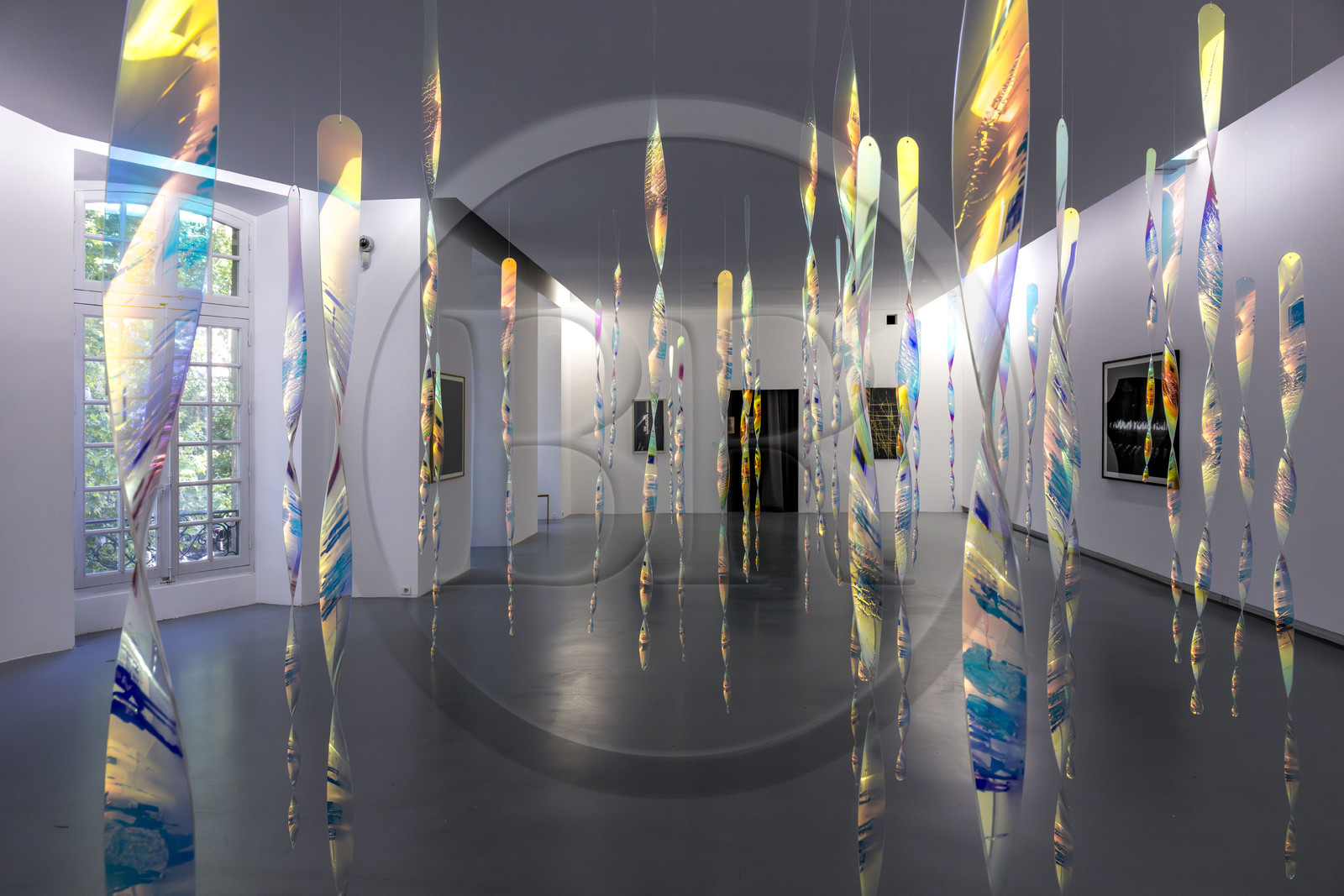 France, Vaucluse, Avignon, Collection Lambert, Museum of Contemporary Art, Heaven (2010) net and plexiglass work by the artist Miroslaw Balka