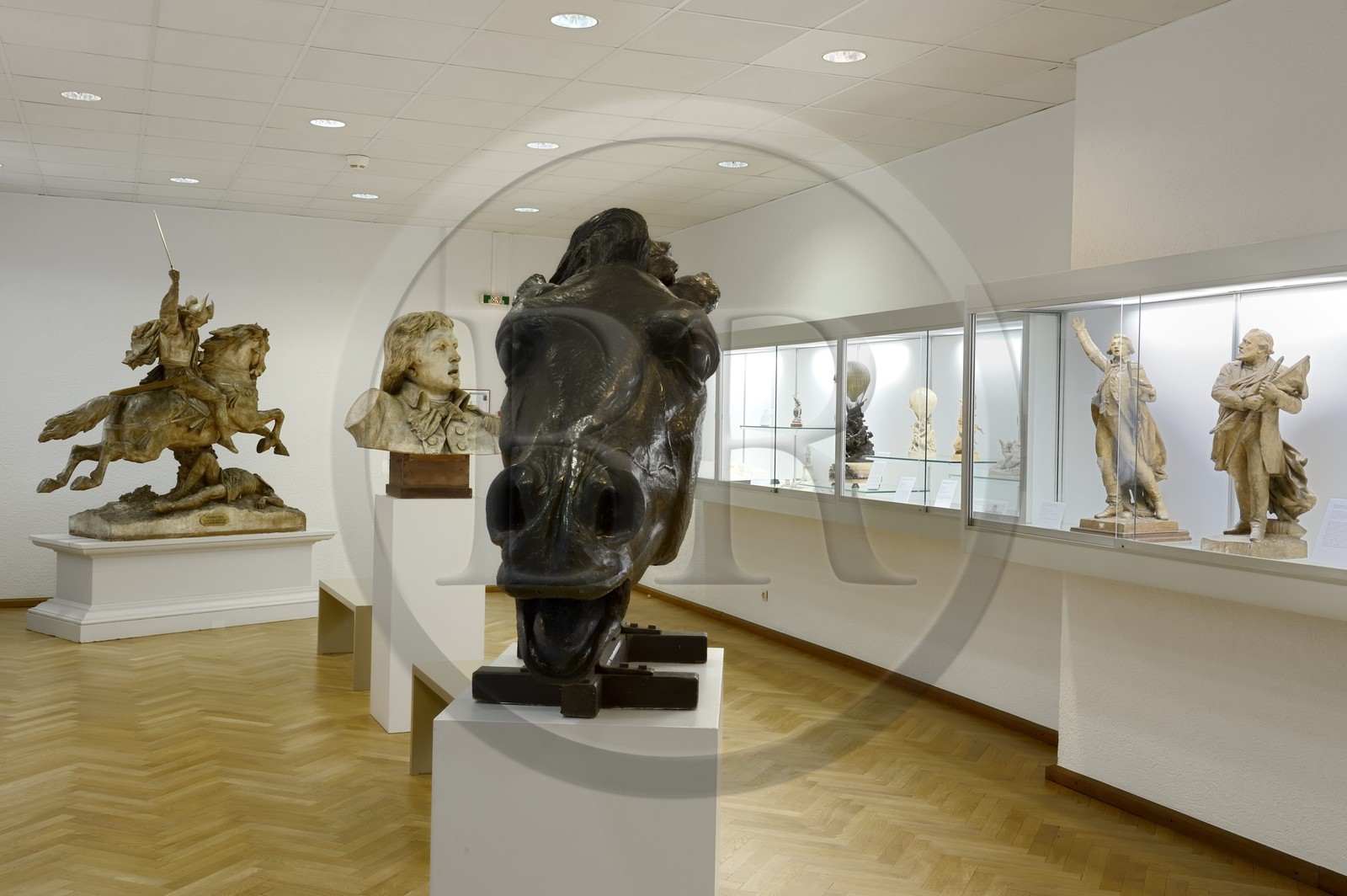 France, Haut-Rhin (68), Colmar, le Musée et maison natale de Bartholdi, salle des oeuvres francaises
