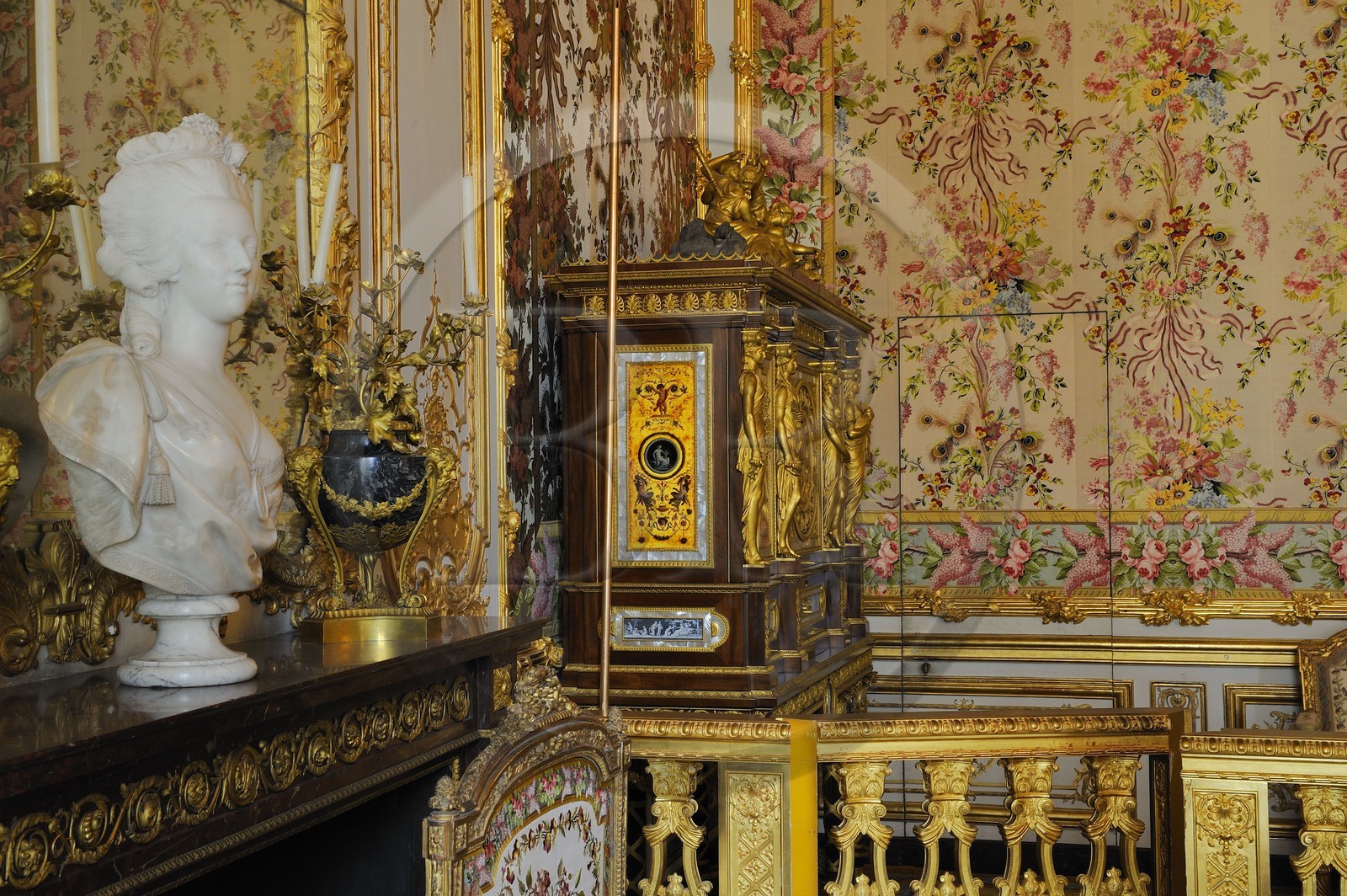 France, Yvelines, Chateau de Versailles, listed as World Heritage by UNESCO, Les Grands Appartements (State Apartments), the Queen's bedroom