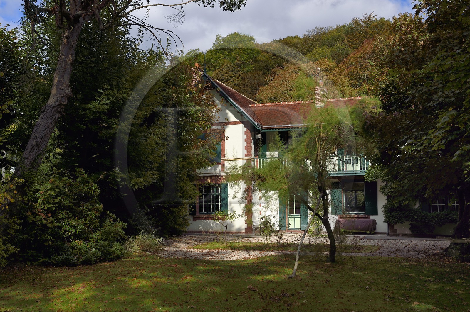 France, Seine-Maritime (76), Pays de Caux, Côte d'Albâtre, Etretat, la maison de Guy de Maupassant appelée La Guillette