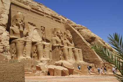 Egypt, Upper Egypt, Nubia, Abu Simbel, site listed as World Heritage by UNESCO, Ramesses II Temple