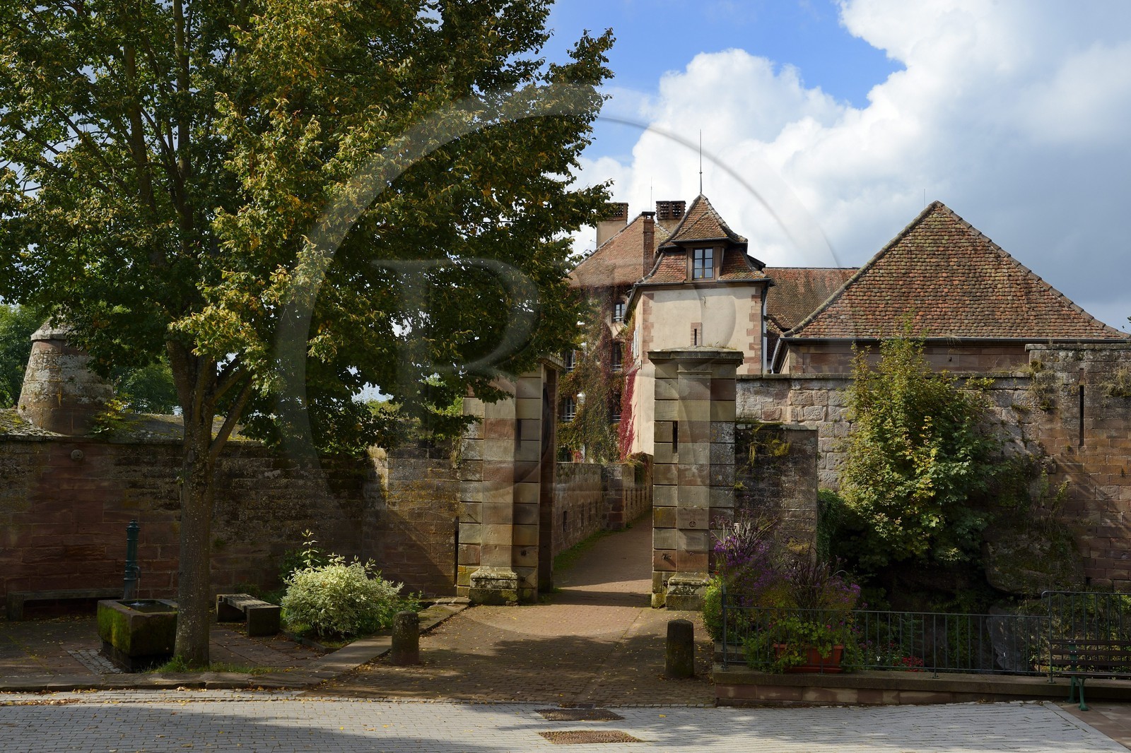 France, Bas-Rhin (67), La Petite Pierre, le chateau, Maison du Parc et siege du Parc Naturel régional des Vosges du Nord