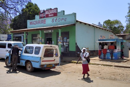 Zimbabwe, province des Midlands, région de Gweru, épicerie à Selukwe