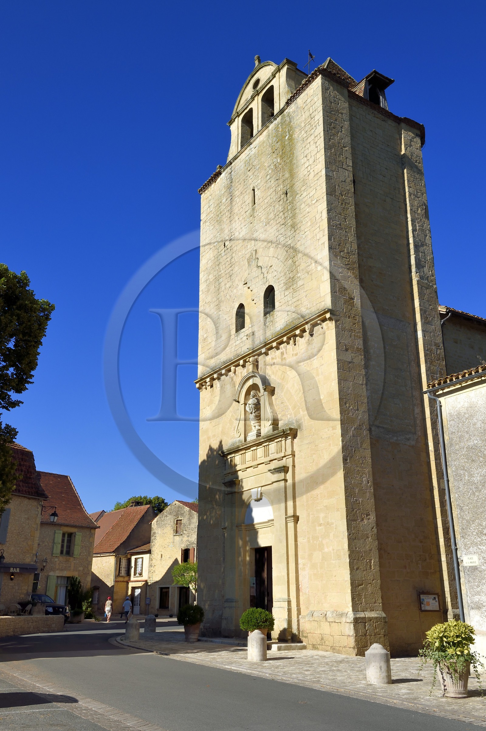 France, Dordogne (24), Périgord Noir, Trémolat, l'église Saint-Nicolas