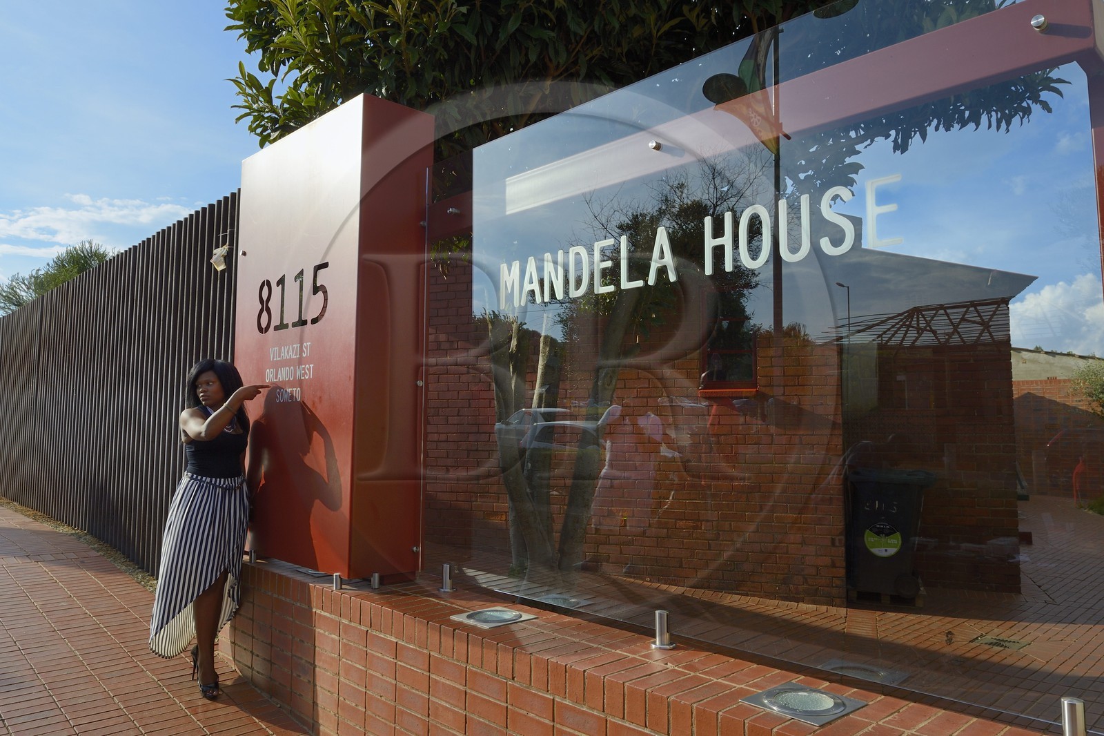 South Africa, Gauteng Province, Johannesburg, Soweto, the Orlando area in the township, Mandela House is the former first historic family home of Nelson Mandela where he lived between 1946 and 1962