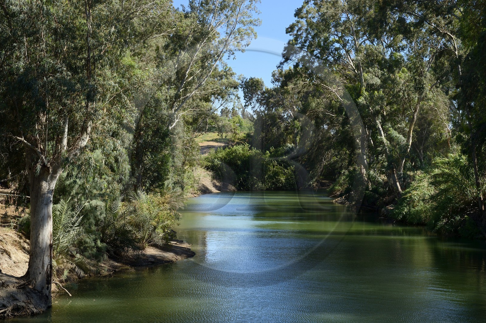 Israel, Northern District, Galilee, the Jordan River as he left the Sea of ​​Galilee